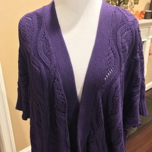 Purple LOFT Cardigan